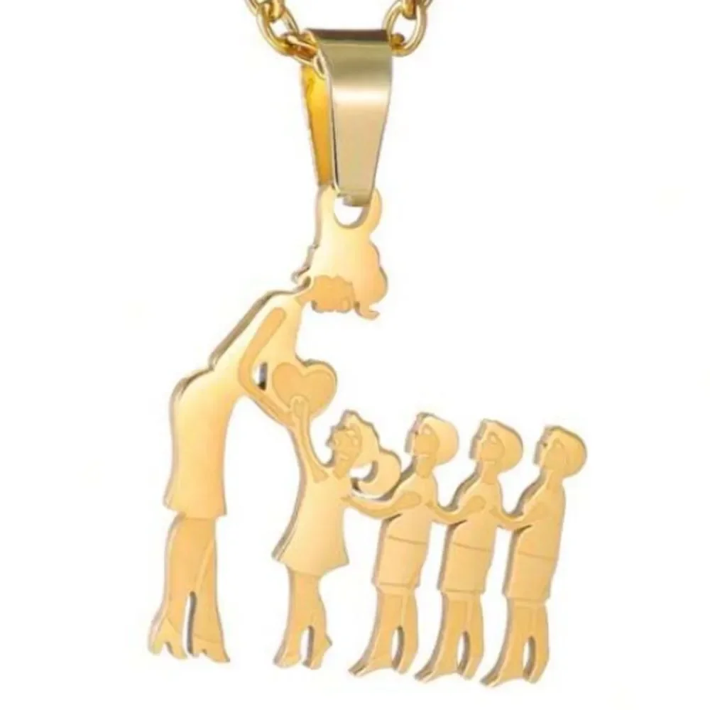 3for$20 Mother Son Daughter Pendant Necklace Women's adjustable Necklace